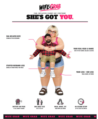 Wife Grab Inflatable Costume
